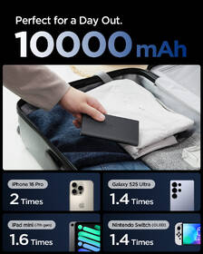 Powerbank Spigen Essential 22,5 W, 10000 mAh čierny

 obrázok produktu 2 z 6