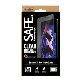 Tvrdené sklo PanzerGlass SAFE na Samsung Galaxy S26 s inštalačným rámčekom 

 obrázok produktu 4 z 4