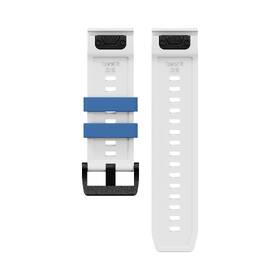Remienok Cubenest Premium Silicone Garmin QuickFit Band 26mm biely/modrý

 obrázok produktu 1 z 5