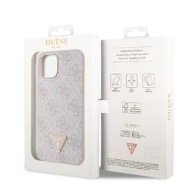 Kryt na mobil Guess 4G Strass Triangle Metal Logo na Apple iPhone 15 ružový

 obrázok produktu 4 z 4