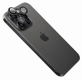Ochranné sklo šošovky fotoaparátu FIXED Camera Glass na Apple iPhone 15 Pro/15 Pro Max sivé

 obrázok produktu 2 z 3