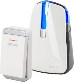 Zvonček bezdrôtový RETLUX RDB 103, 3xAA + tlačidlo biely

 obrázok produktu 1 z 5