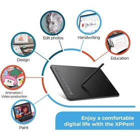 Grafický tablet XPPen Deco MW čierny

 obrázok produktu 8 z 8