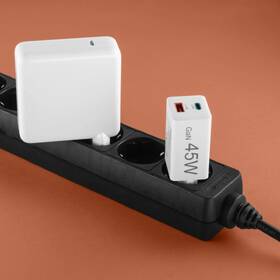 Nabíjačka do siete Hama GaN USB-C + USB-A, PD/QC, 45 W biela

 obrázok produktu 7 z 7