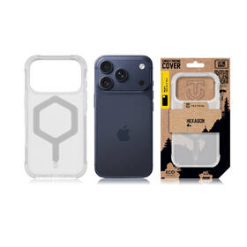 Kryt na mobil Tactical MagForce Hexagon na Apple iPhone 17 Pro biely/priehľadný

 obrázok produktu 4 z 4