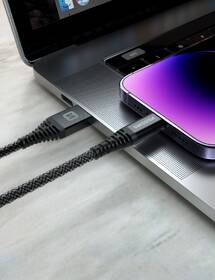 Kábel Swissten ARAMID REINFORCED USB/USB-C, 1,5 m 

 obrázok produktu 2 z 3