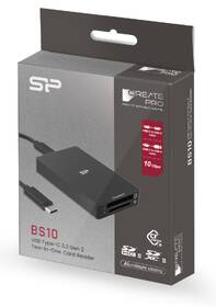 Čítačka pamäťových kariet Silicon Power CreatePro BS10 Dual reader CFexpress B / SD 4.0 čierna

 obrázok produktu 13 z 17