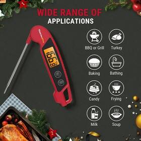 Teplomer do mäsa ThermoPro TP-603W červený

 obrázok produktu 2 z 8