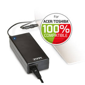 Sieťový adaptér PORT CONNECT Acer/Toshiba 90W, 19V, 4,74A, 3x Acer/Toshiba plug čierny

 obrázok produktu 1 z 5
