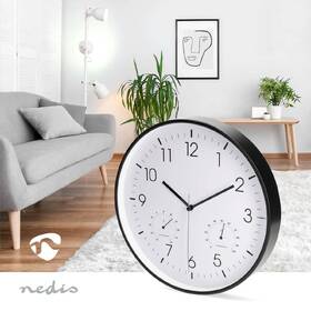 Nástenné hodiny Nedis CLWA4226BK čierne/biele

 obrázok produktu 2 z 3