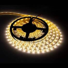 LED pásik Solight s testrom, 5m, sada s 12V adaptérom, 4,8 W/m, teplá biela 

 obrázok produktu 2 z 2