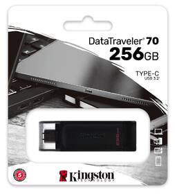 USB flashdisk Kingston 256GB, USB-C čierny

 obrázok produktu 6 z 6