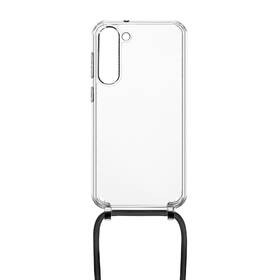 Kryt na mobil FIXED Pure Neck s čiernou šnúrkou na krk na Samsung Galaxy S23+ priehľadný

 obrázok produktu 1 z 2