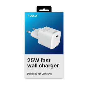 Nabíjačka do siete Celly Ultra Compact 1x USB-C, 25 W biela

 obrázok produktu 1 z 1