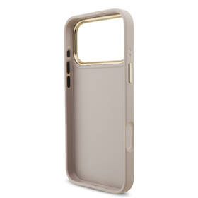 Kryt na mobil Guess PU Leather 4G Metal Logo Gold Frame MagSafe na Apple iPhone 17 Pro Max ružový

 obrázok produktu 6 z 7