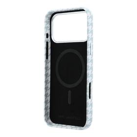 Kryt na mobil Karl Lagerfeld PU Houndstooth Resin Plate MagSafe na Apple iPhone 17 Pro Max modrý

 obrázok produktu 5 z 6
