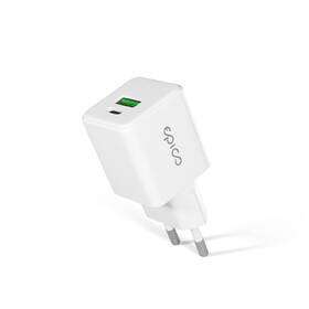 Nabíjačka do siete Epico UltraBoost GaN 20W 1x USB-A/1x USB-C biela

 obrázok produktu 1 z 3