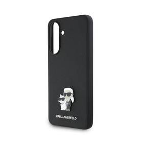 Kryt na mobil Karl Lagerfeld PU Saffiano Metal Karl and Choupette na Samsung Galaxy A56 čierny

 obrázok produktu 3 z 5