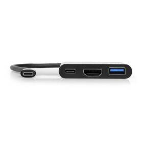 USB Hub PORT CONNECT USB-C/HDMI, USB 3.0, USB-C 60W čierny

 obrázok produktu 3 z 6