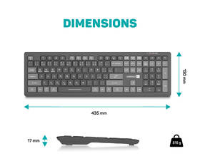 Klávesnica Connect IT MultiDevice, CZ/SK layout sivá

 obrázok produktu 4 z 6