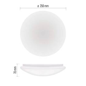 LED stropné svietidlo EMOS Tivi 5,2 W, 25cm, 790lm, teplá biela biele

 obrázok produktu 3 z 7