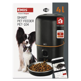 Inteligentný podávač EMOS GoSmart Pet Care s kamerou, 4 l, Wi-Fi čierne

 obrázok produktu 16 z 17