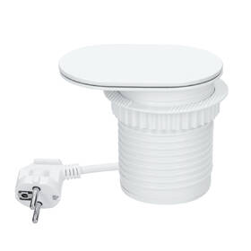 Kábel predlžovací Solight 1x zásuvka, USB A + C 20W, posuvné viečko, 2 m biely

 obrázok produktu 1 z 6
