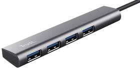 USB Hub Trust Halyx Aluminium USB-C/4x USB 3.2 Gen1 strieborný

 obrázok produktu 4 z 11