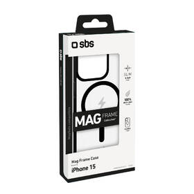 Kryt na mobil SBS Mag Frame s MagSafe na Apple iPhone 15 čierny

 obrázok produktu 1 z 1