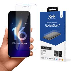Hybridné ochranné sklo 3mk FlexibleGlass na Apple iPhone 16 Pro 

 obrázok produktu 4 z 4