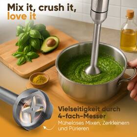 Ponorný mixér Profi Cook SM 1317 nerez

 obrázok produktu 8 z 9