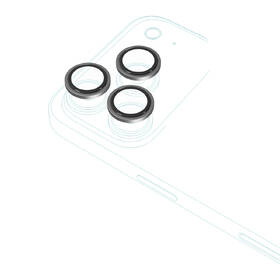 Ochranné sklo šošovky fotoaparátu Epico Aluminium Lens Protectors na Apple iPhone 17 Pro/17 Pro Max strieborné

 obrázok produktu 2 z 5