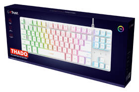 Klávesnica Trust GXT 833 Thado RGB, US layout biela

 obrázok produktu 5 z 7