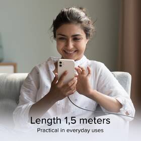 Kábel SBS USB-C/USB-C, PD, 100 W, 1,5 m čierny

 obrázok produktu 7 z 8