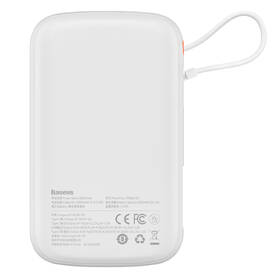 Powerbank Baseus Qpow Pro 10000mAh 22,5W s USB-C káblom biely

 obrázok produktu 3 z 16