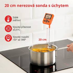 Teplomer do mäsa ThermoPro TP-511 oranžový

 obrázok produktu 2 z 7
