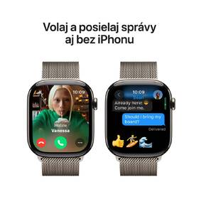 Inteligentné hodinky Apple GPS + Cellular 42mm prírodný titán - prírodný milánsky ťah 

 obrázok produktu 6 z 8