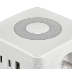 Kábel predlžovací Viking YC23LW, 2x zásuvka, 1x USB-A, 2x USB-C, svetlo, vypínač, 1,4 m biely

 obrázok produktu 2 z 4