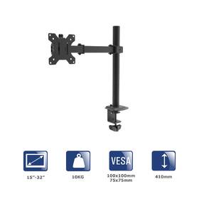 Držiak Akyga AK-MB-01, single, na monitor, pre uhlopriečky 15" až 32", nosnosť 10 kg čierny

 obrázok produktu 2 z 3