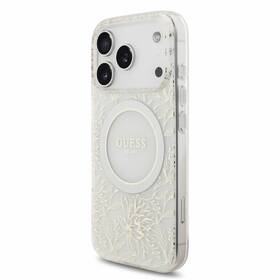Kryt na mobil Guess IML Flowers Allover Strap MagSafe na Apple iPhone 18 Pro Max biely

 obrázok produktu 3 z 6