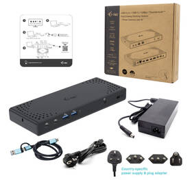 Dokovacia stanica i-tec USB 3.0 / USB-C / Thunderbolt Dual Display, PD 100W 

 obrázok produktu 3 z 3