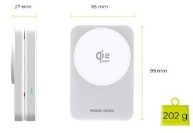 Bezdrôtová nabíjačka Mobile Origin 3in1 Qi2 25W Stand PW35 strieborná

 obrázok produktu 8 z 18
