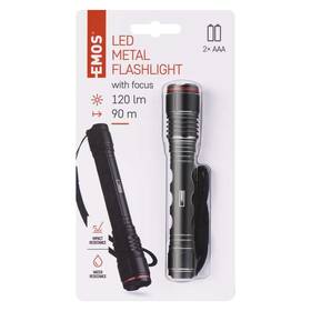 Lampáš EMOS 120 lm, 2× AAA, FOKUS čierna

 obrázok produktu 3 z 3