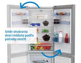 Chladnička s mrazničkou Beko BCSA285K4SN 

 obrázok produktu 8 z 8