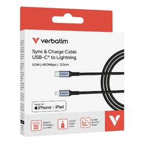 Kábel Verbatim Sync & Charge USB-C/Lightning 1,2m čierny

 obrázok produktu 4 z 4