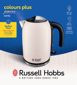 Rýchlovarná kanvica RUSSELL HOBBS 28510-70 Colours Plus Jasmine krémová

 obrázok produktu 16 z 16