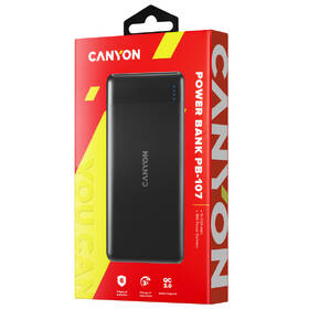 Powerbank Canyon PB-10007B, 10000 mAh, QC 3.0, USB-C PD 18W čierna

 obrázok produktu 4 z 4