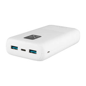 Powerbank FIXED Zen 20 s LCD displejom a výstupom PD 20W, 20 000 mAh biela

 obrázok produktu 1 z 5