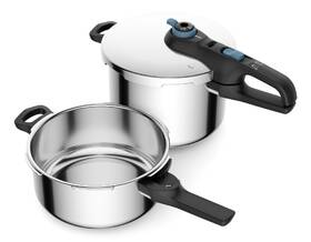 Tlakový hrniec Tefal P2584301, 4 l + 6 l nerez

 obrázok produktu 1 z 10