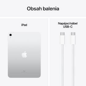 Tablet Apple iPad 10.9 (2024) Wi-Fi 64 GB - strieborný 

 obrázok produktu 7 z 7